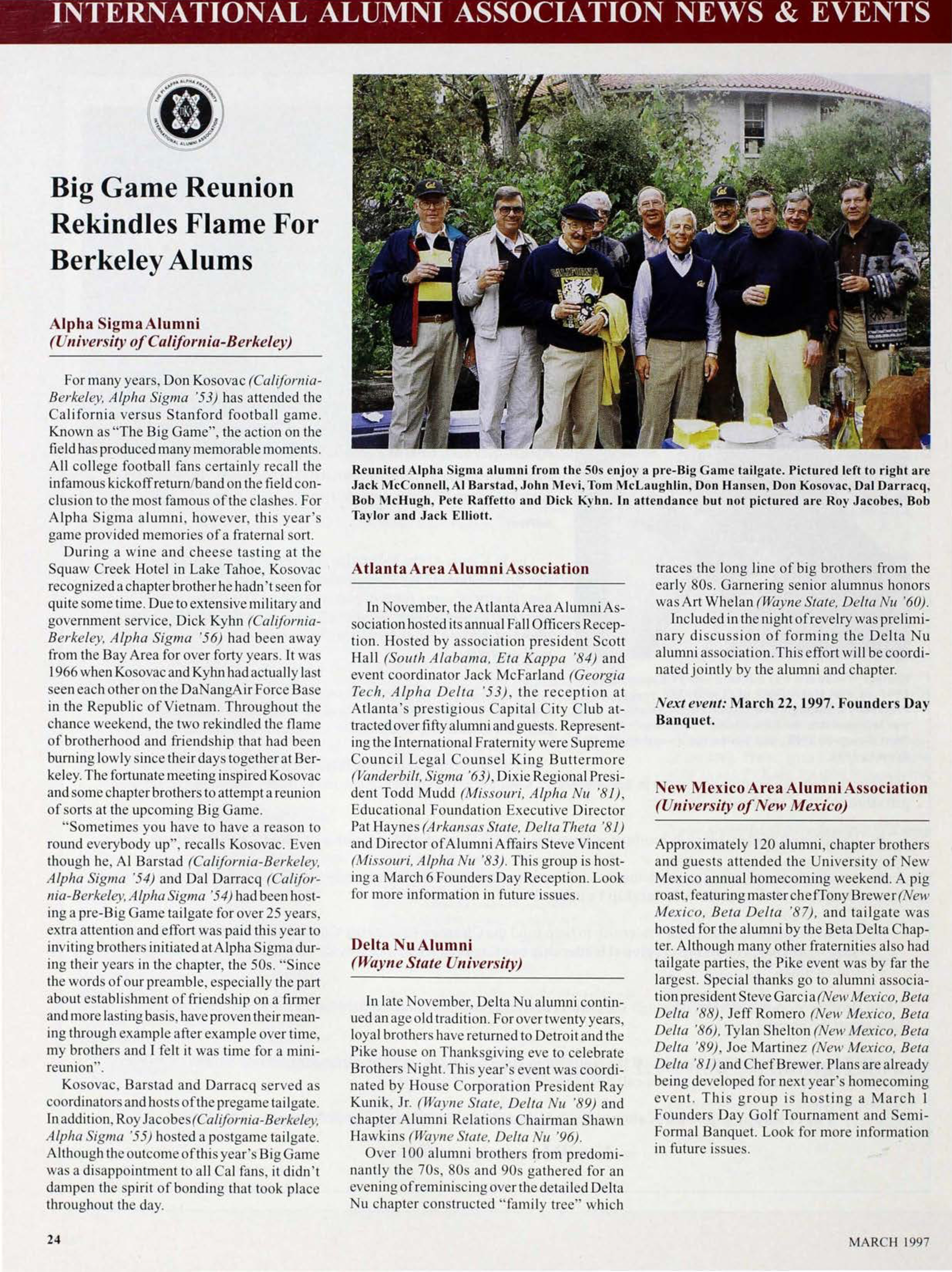 International Alumni Associates News & Event: Big Game Reunion Rekindles Flame for Berkeley Alums